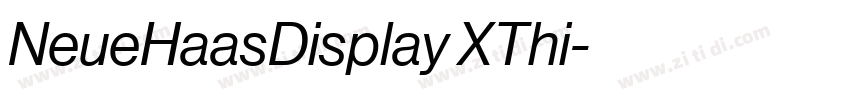 NeueHaasDisplay XThi字体转换 NeueHaasDisplay XThi字体转换